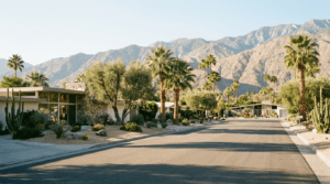 Old Las Palmas historic district Palm Springs mid-century modern estate homes near boutique hotel